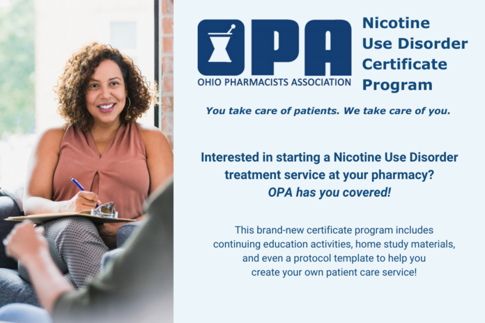 OPA | ODH Nicotine Use Disorder Certificate and CE Programs NOW Available