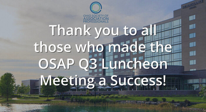 Thank you for attending the OSAP Q3 2022 Meeting