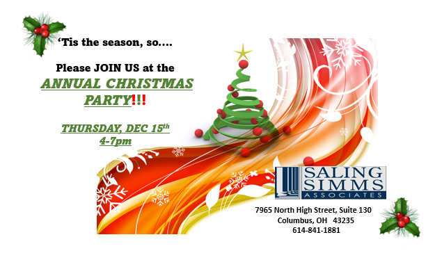 Saling Simms Associates Invites You to Its 2022 Christmas Party