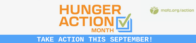 September 2024 is Hunger Action Month