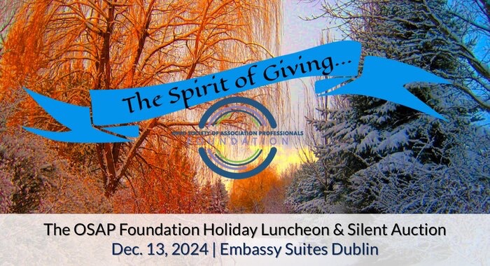 Join Us for the OSAP Foundation Holiday Luncheon & Silent Auction